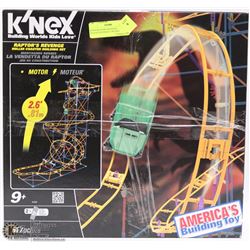 K'NEX RAPTOR'S REVENGE ROLLERCOASTER 617 PCS SET