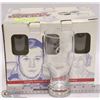 Image 1 : SET OF 6 HOCKEY LEGENDS AUTOGRAPHED BEER GLASSES