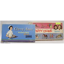 2 VINTAGE BOARD GAMES INCL 1959CHERRY AMES