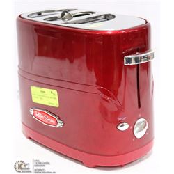 RETRO SERIES NOSTALGIA HOT DOG TOASTER  -  RED