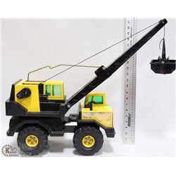 TONKA MIGHTY DIESEL CRANE SHOVEL PRESSED STEEL
