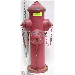 FIRE HYDRANT YARD DÉCOR  METAL  22" TALL