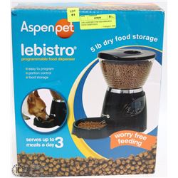 238) ASPENPET PROGRAMMABLE FOOD DISPENSER