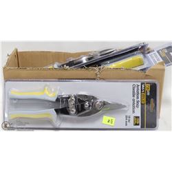 CASE OF 4 NEW 10" AVIATION SNIPS