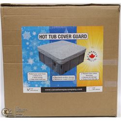 205) HOT TUB COVER GUARD. SIZE 7X7FEET. BLUE