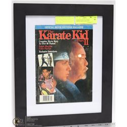 FRAMED KARATE KID PART2 OFFICIAL MOVIE MAGAZINE