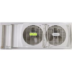 WIND DANCE DUAL ADJUSTABLE WINDOW FAN