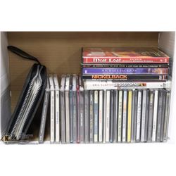 BOX W/41 CDS & DVDS - INCL.  MEAT LOAF,