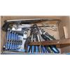 Image 1 : BOX OF WRENCHES AND HAND TOOLS