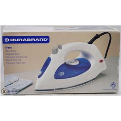 199) DURABRAND IRON WITH SPRAY BUTTON