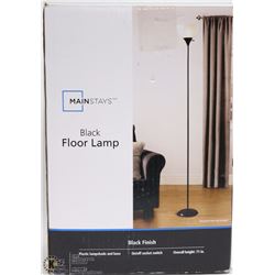 MAINSTAYS BLACK FLOOR LAMP