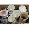 Image 1 : 221) BOX OF COLLECTABLE CHINA BONE, MUGS, CUPS