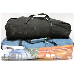 2 POLICE SEIZED TENTS