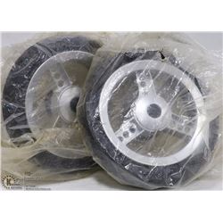 A PAIR OF NEW GENERAL PURPOSE WHEELS, 8.5” RIMS