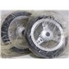 Image 1 : A PAIR OF NEW GENERAL PURPOSE WHEELS, 8.5” RIMS