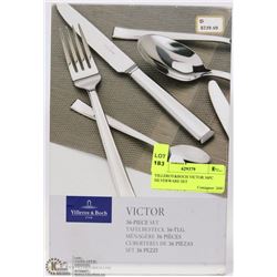 VILLEROY&BOCH VICTOR 36PC SILVERWARE SET