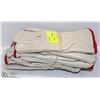 Image 1 : 4 PAIRS OF LEATHER GLOVES SIZE SMALL