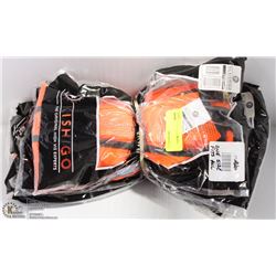 LOT OF 5 HIGH VISION VESTS ONE SIZE