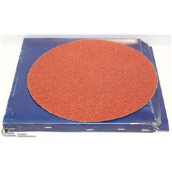 CASE OF 5 WESTWARD 12'" PSA SANDING DISCS 36 GRIT