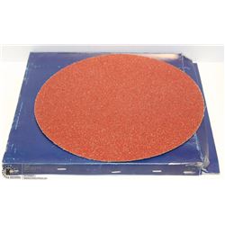 CASE OF 5 WESTWARD 12'" PSA SANDING DISCS 36 GRIT