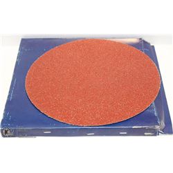 CASE OF 5 WESTWARD 12'" PSA SANDING DISCS 36 GRIT