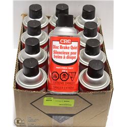 LOT OF 12 BOTTLES OF CRC DISC BRAKE FLUID