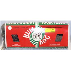 LOT OF BULL DOG STEEL WOOL MEDIUM