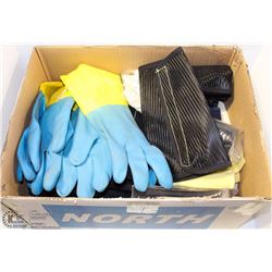 MISC BOX, RUBBER GLOVES, WRIST WRAP,CUT RESISTANT
