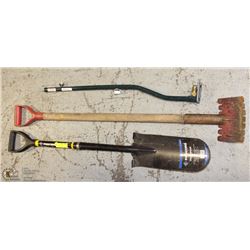 LOT OF YARD TOOLS