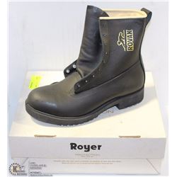 ROYER SIZE 9.5 3E WIDE WORK BOOTS