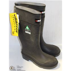 BAFFIN SIZE 4 STEEL TOE RUBBER BOOTS