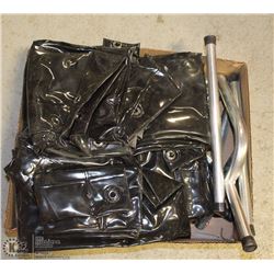 WELDING SCREEN AND FRAME - BLACK
