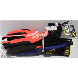 2 PAIRS OF MECHANIX WEAR GLOVES LARGE/XL