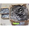 Image 1 : BOX OF 3" U BOLTS AND LOCK WASHERS