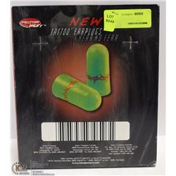 BOX OF PELTOR NEXT TATTOO EARPLUGS