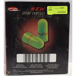 BOX OF PELTOR NEXT TATTOO EARPLUGS