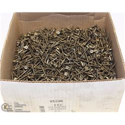 BOX OF 8X3-1/2 FLOORING SCREWS