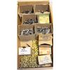 Image 1 : BOX OF COTTER PINS/LOCK NUTS AND MISC