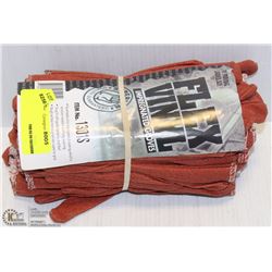 12 PAIRS OF FLEX VINYL GLOVES - LADIES