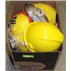 Image 1 : BOX OF YELLOW HARD HATS