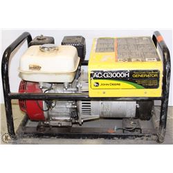 JOHN DEERE COMMERCIAL GENERATOR AC-G3000H