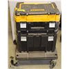 Image 1 : DEWALT 4 WHEEL ROLLING TOOL BOX WITH CONTENTS