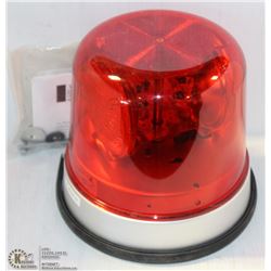 RED REVOLVING WARNING LIGHT
