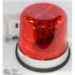 RED REVOLVING WARNING LIGHT