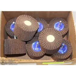 BOX OF 120 GRIT SANDING WHEELS