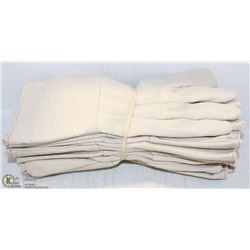6 PAIRS OF COTTON GLOVES