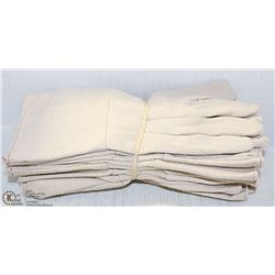 6 PAIRS OF COTTON GLOVES