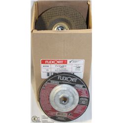 BOX OF TEN 5" GRINDING DISCS