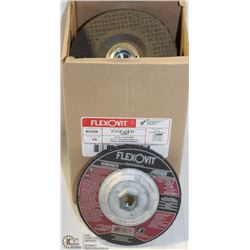 BOX OF TEN 5" GRINDING DISCS