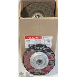 BOX OF TEN 5" GRINDING DISCS